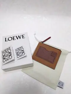 【新品正規品】Loewe コインカードホルダー (ソフトグレインカーフ)