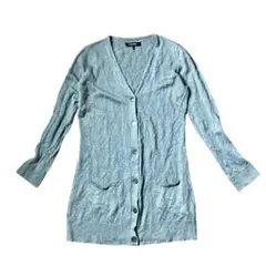'S MaxMara エスマックスマーラ ロングカーディガン M リネン 麻