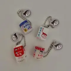 【チチヤス ミニチュアチャーム】 4個セット