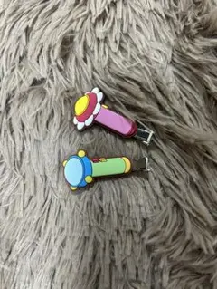 ドラえもん　ドラミちゃん　前髪クリップ　ヘアピン　2個セット