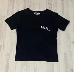 MHL. 黒 ポケット付き Tシャツ Sサイズ