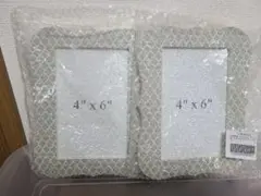 未使用☆SPARA　モロッカン柄フォトフレーム 2個セット