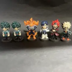 6個僕のヒーローアカデミア☆ミニフィギュア☆チョコエッグ