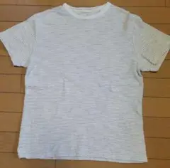 Mサイズ コットンストライプTシャツ　無印良品