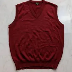 美品 Franco Collezioni ニットベスト LL メンズ 古着