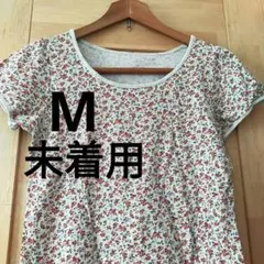 ❰美品未使用❱花柄半袖Tシャツ夏服レディースナチュラルカジュアルかわいいキャンプ