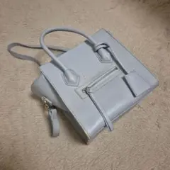 ライトブルー ハンドバッグ ショルダーバッグ　FRAY