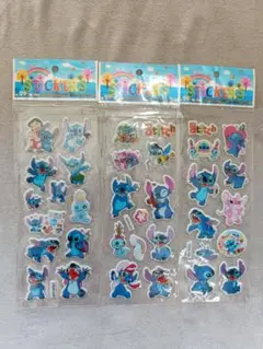 スティッチ キャラクターシール 3シートセット