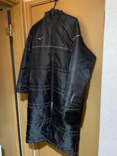 ミズノ ベンチコート ロング サイズM ブラック
