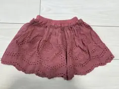 ピンク刺繍スカート サイズ90