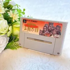 動作確認清掃済みスーパーファミコンソフトSFCスーパー三國志Ⅱ任天堂Ninten