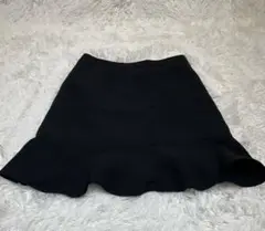 特価✨】ミニスカート　フレア　ブラック　S 黒　ポリエステル100