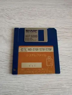 SHARP MF-2DD フロッピーディスク