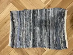 デニム 手編みマット