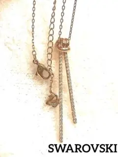 御値下げ。SWAROVSKI ネックレス ピンクゴールド