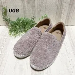 UGGアグ スニーカー ファースリッポン モコモコ22.0