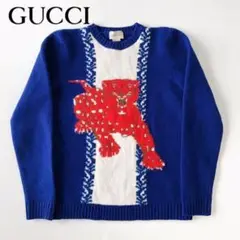 GUCCI グッチ パンサー ニット セーター 12 イタリア製 タイガー