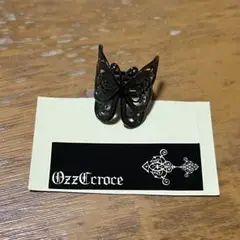 Ozz croce フリーサイズ 蝶々のリング