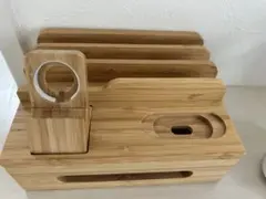 竹製　充電ステーション