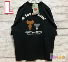 トムとジェリー　メンズ　Tシャツ　タフィー　刺繍　衣類　アニメ