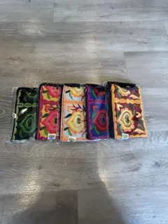 カラフル花柄刺繍小物入れ