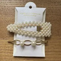 AC. focus CO.,LTD パール　ヘアピン　セット