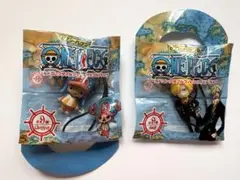 ONE PIECE ワンピース　チョッパー　サンジ　ストラップ2点セット