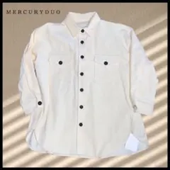 ⭐️タグ付き新品⭐️マーキュリーデュオ⭐️コーデュロイ オーバーシャツ⭐️フリーサイズ⭐️