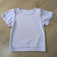 ハニーズ　ビジュー付き　トップス　パープル