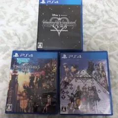 キングダム ハーツ PS4 パッケージ版 3点セット　キーホルダー付き