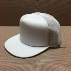 新品 OTTO フラットバイザーメッシュキャップのホワイト 白