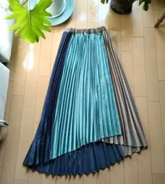 Lounge Dress ラウンジドレス プリーツスカート アシンメトリー