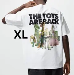 新品タグ付　トイストーリーＵＴ　ユニクロUNIQLOディズニーホワイト白Ｔシャツ