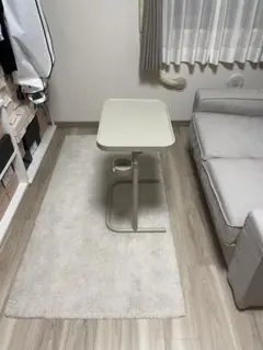 【未使用匿名配送】IKEラグ　ストエンセ　133x195 オフホワイト AP イケア IKEA STOENSE ストエンセ ラグ パイル短 133x195 cm