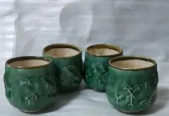 湯呑 形象文字 アンティーク レトロ 茶碗