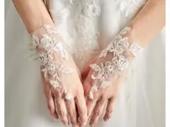 《再値下げ》チュノアウェディング　フィンガーレスグローブ