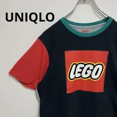 a55【UNIQLO × LEGO】ロゴ Tシャツ 黒/赤/青　UT