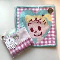 新品・抽選販売!フェイラーFEILER オサムグッズ ハンカチ&ポーチ小セット!