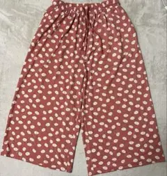 うさぎ柄7部丈パンツ　Ｌサイズ