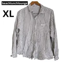 【beachlunchlounge 】　ストライプシャツ XL