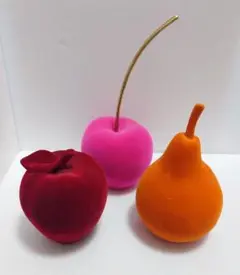 フルーツ　オブジェ　3個