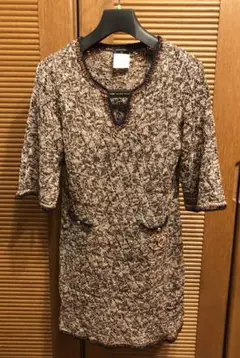 美品 CHANEL シャネル ニットワンピース
