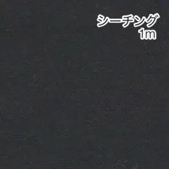 1m 無地 ブラック シーチング