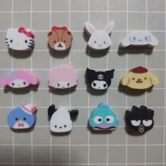 サンリオキャラクターズ　つめつめ消しゴム　12個