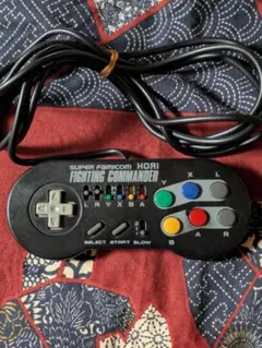SFC HORI ホリ ファイティングコマンダー 　ブラック　ジャンク品