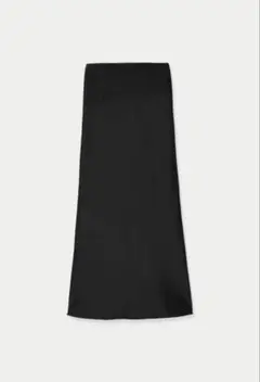 mat satin narrow skirt louren ローレン