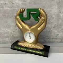 ジャンク品 昭和レトロJR 退職記念 東日本旅客鉄道 置時計 時計 アナログ時計