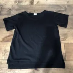 最安値★シンプルはブラック黒Tシャツカットソー★半袖