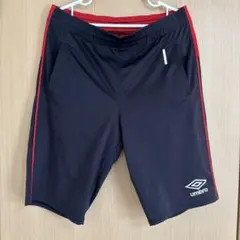 umbro ハーフパンツ 黒/赤