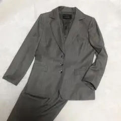 【美品】レリアン　パンツスーツ　セットアップ　グレー　ゼニア　9号　M